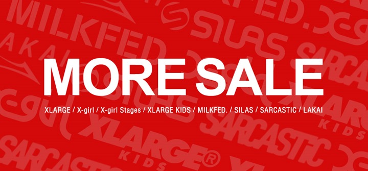 【MORE SALE】X-large、X-girl、SILAS等のcalifで更に割引されたモアセールが開催中！ (エックスガール エクストララージ サイラス Sale)