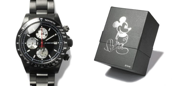 隠れミッキーのウォッチ！JAM HOME MADEから「SECRET MICKEY WATCH TYPE-1 ver.2 -BLACK×MONO-」がリニューアル復刻！ (ジャムホームメイド MICKEY MOUSE DISNEY)