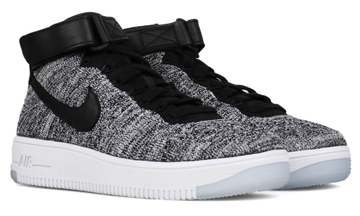 海外展開！ナイキ ウィメンズ エア フォース 1 フライニット ブラック/トナルクリムゾン (NIKE WMNS AIR FORCE 1 FLYKNIT Black/Total Crimson) [818018-001,800]