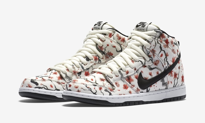 2016年春発売予定！ナイキ ダンク ハイ SB “チェリーブロッサム” (NIKE DUNK HIGH SB “Cherry Blossom”) [305050-106]