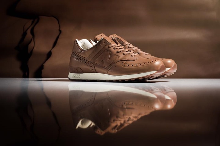 1/23発売！Aグレードのイタリア製カーフスキンレザーを使用したGrenson x New Balance 576GRB (ニューバランス)