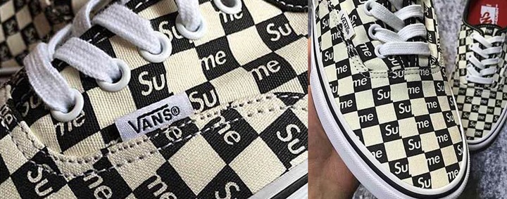 【リーク】シュプリーム × バンズ オーセンティック “チェック” (SUPREME VANS AUTHENTIC “Checkerboard”)