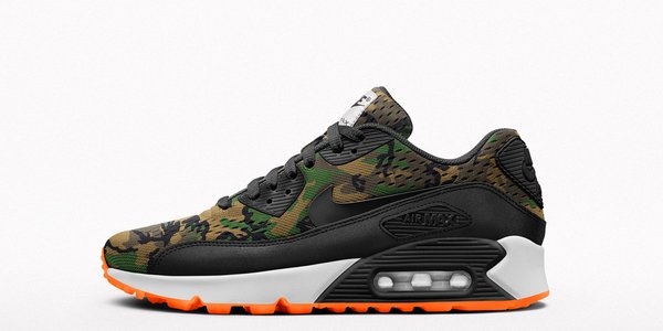 【間もなく終了】カモフラ グラフィックのナイキ エア マックス 90 プレミアム (NIKE iD AIR MAX 90 EM CAMO GRAPHIC)