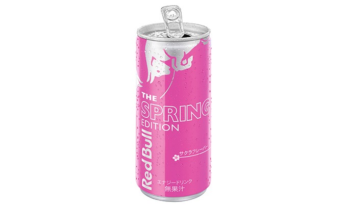レッドブル 桜Ver！2/16からサクラフレーバー レッドブル・エナジードリンク スプリングエディションが全国で数量限定販売！ (Red Bull Energy Drink THE SPRING EDITION)