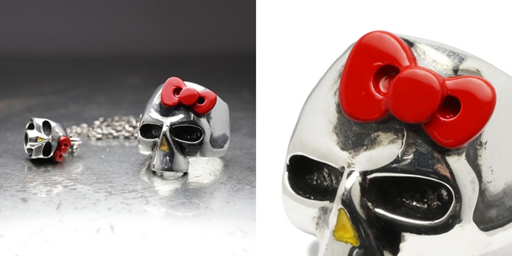 ハローキティ × JAM HOME MADEのコラボ「Hello Kitty SKULL RING」が発売！ (ジャムホームメイド)