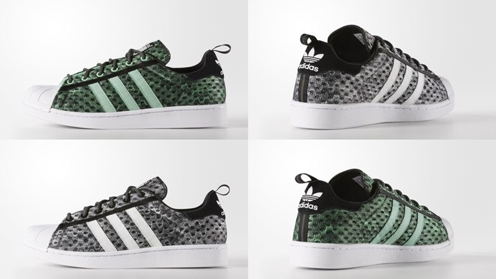 メッシュアッパーのアディダス オリジナルス スーパースター “グロー イン ザ ダーク” (adidas Originals SUPERSTAR “Glow in the Dark”) [F37671,2]