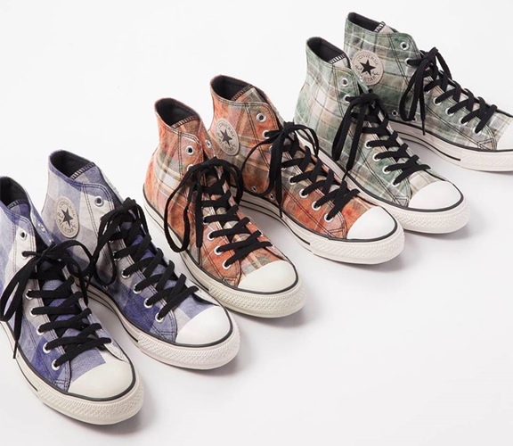 サブテーマは「グランジ」！着古したチェックシャツの様なCONVERSE ALL STAR FADEDCHECK HIが2月発売 (コンバース オールスター フェイデッドチェック ハイ)