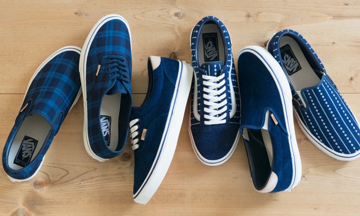 2/12発売！藍染めを駆使したVANS Japan Indigo Collection (バンズ ジャパン インディゴ コレクション)