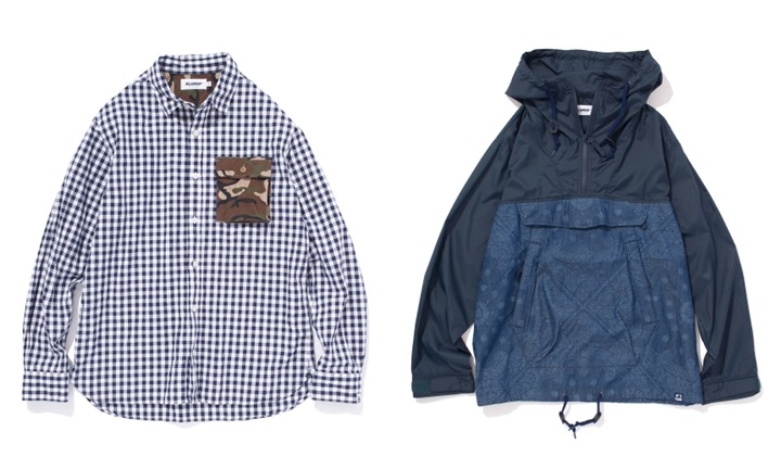 X-largeから「DENIM ANORAK」「L/S MILITARY POCKET SHIRT」が2/12に発売！ (エクストララージ)