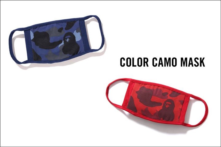 口元にカモフラを！A BATHING APEからオリジナルカモ柄のCOLOR CAMO柄で仕上げたマスクが2/13発売！(エイプ)