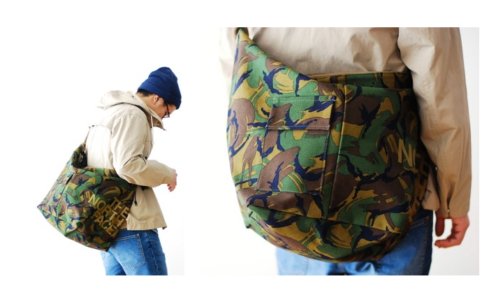 【品切れ続出】ザ・ノースフェイス パープル レーベル “Camouflage Cotton Canvas Shoulder Bag L”！ (THE NORTH FACE PURPLE LABEL)