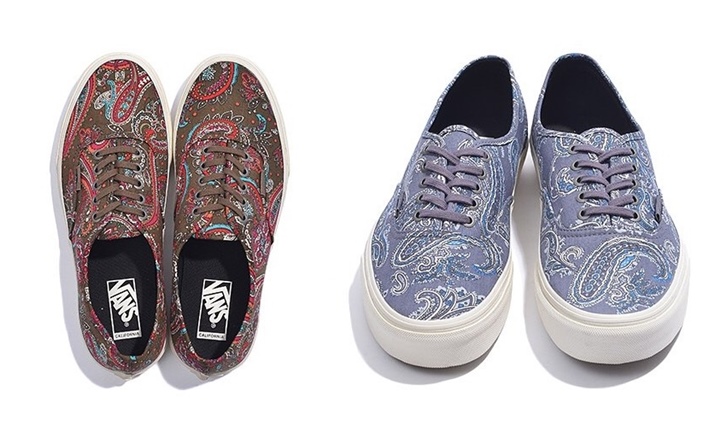 ペイズリー柄のバンズ オーセンティック "ペイズリーパック"が2/19発売！ (VANS AUTHENTIC CA “PAISLEY PACK”)