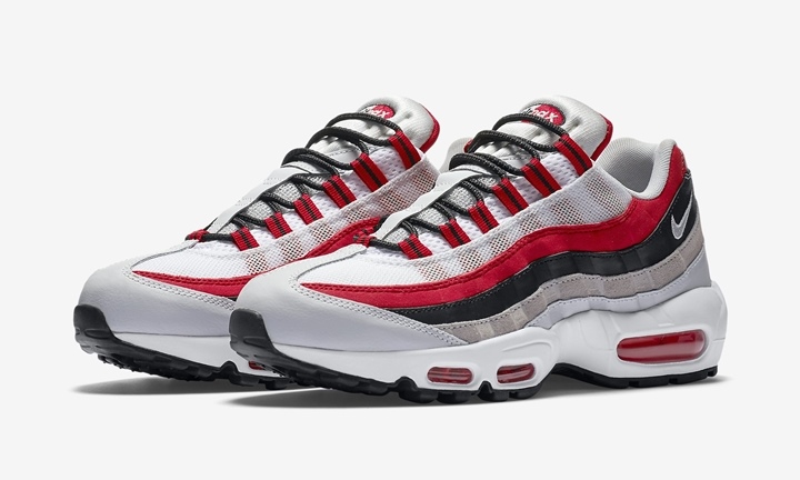 ナイキ エア マックス 95 エッセンシャル ユニバーシティ レッド/ウルフグレー (NIKE AIR MAX 95 ESSENTIAL niversity Red/Wolf Grey) [749766-601]