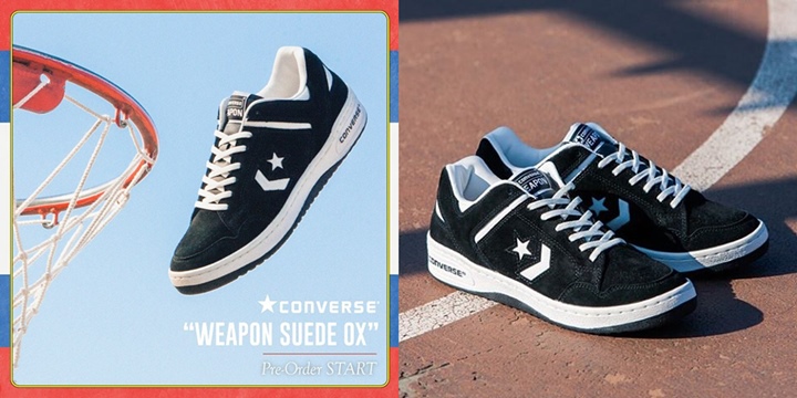 BILLY’S限定！CONVERSE WEAPON SUEDE OX “BLACK SUEDE”が2/19から予約スタート！ (コンバース ウエポン “ブラック スエード” BILLY’S EXCLUSIVE)