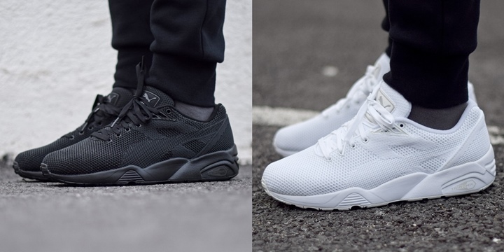 海外展開！プーマ R698 ニット ブラック/ホワイト (PUMA R698 KNIT Black/White) [360801-10,11]