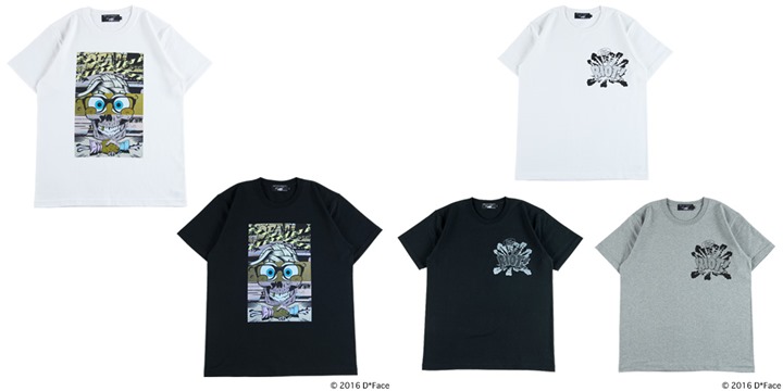 D*FACE 新作TEE！“SKLL SHAKE”と”RIOT”を落としこんだアイテムが2/27発売！