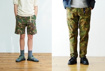 【今季オリジナル カモフラ】ザ・ノースフェイス パープル レーベル “COOLMAX Stretch Twill Camouflage Print TAPERED PANTS/Shorts”！ (THE NORTH FACE PURPLE LABEL)