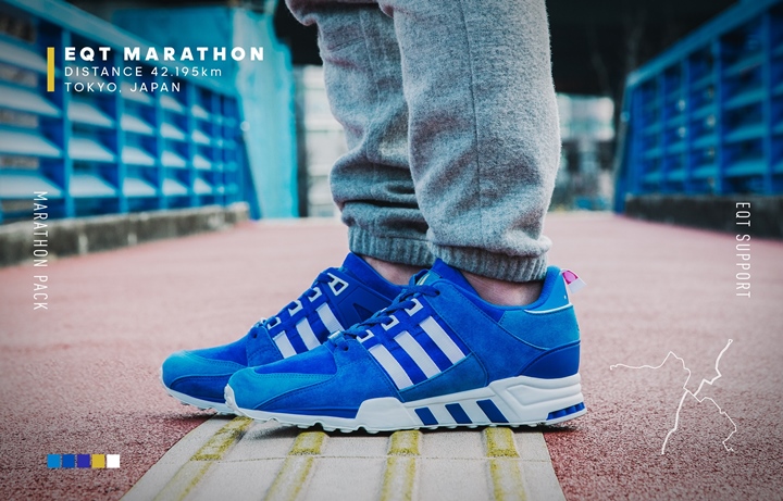 2/27発売！鮮やかなブルーを纏ったadidas Originals TOKYO EQT Support 93 “Marathon Series” (アディダス オリジナルス 東京 エキップメント サポート 93 マラソンシリーズ)