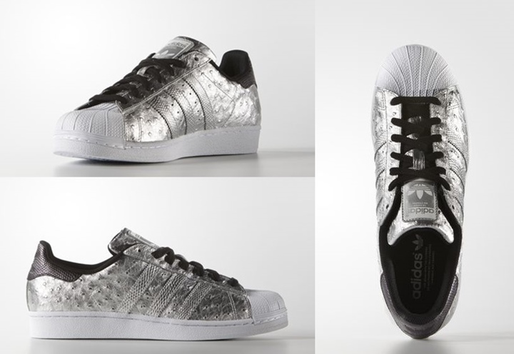 オーストリッチ & メタリックシルバーのアディダス オリジナルス スーパースター (adidas Originals SUPERSTAR “Silver Metallic”) [AQ4701]