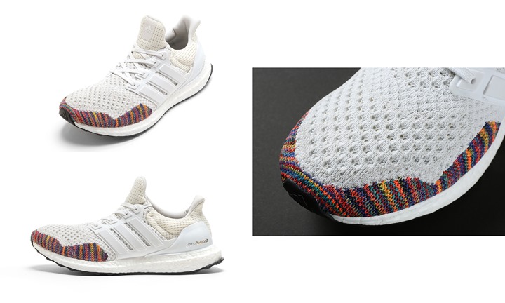 つま先レインボー！多彩なカラーを編み込み”虹”を表現したadidas ULTRA BOOST “Rainbow” (アディダス ウルトラ ブースト “レインボー”) [AQ5558]が4/8発売！