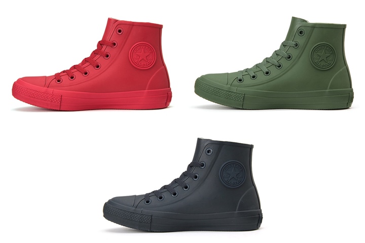 雨の日以外にもコーディネートできるコンバース レディース オールスター レインプルーフィ ハイ (CONVERSE ALL STAR RAINPROOFY HI)