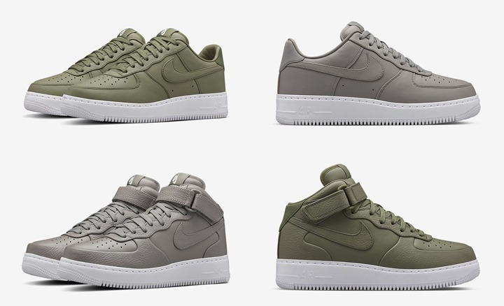 海外3/3発売予定！ナイキラボ エア フォース 1 ロー/ミッド ライトチャコール/アーバンヘイズ (NIKELAB AIR FORCE 1 LOW/MID LIGHT CHARCOAL/URBAN HAZE) [555106-002,300][819677-001,300]