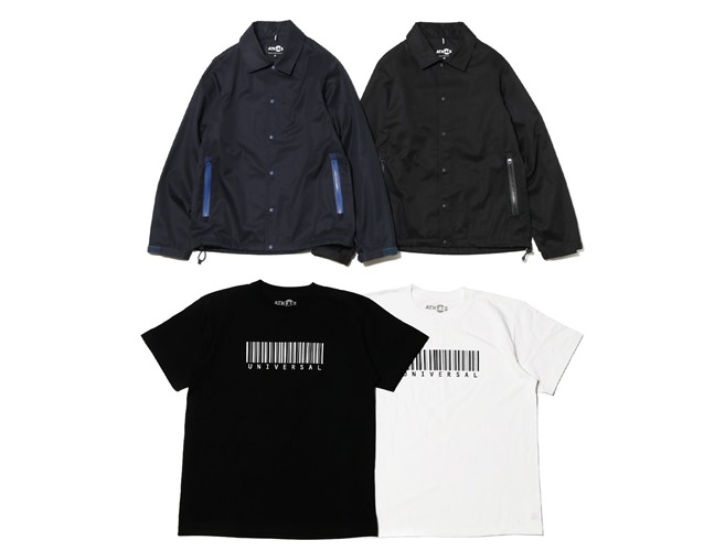 3/5発売！ATMOSLABから「VENTILE Gabardine Coaches Jacket」「UNIVERSAL Tee」が登場！ (アトモスラボ)