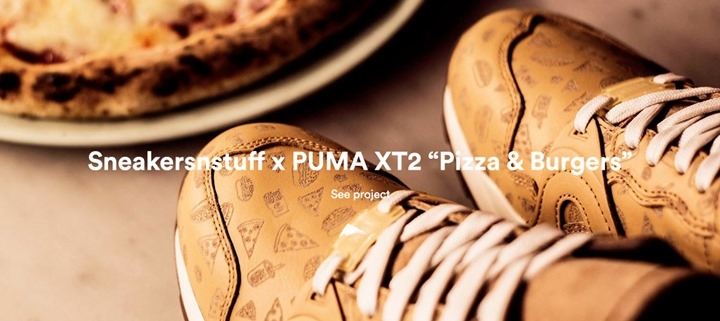 3/12発売！ピザとハンバーガーパターンのSneakersnstuff x PUMA XT2 “Pizza & Burgers” (プーマ) [358496-01]