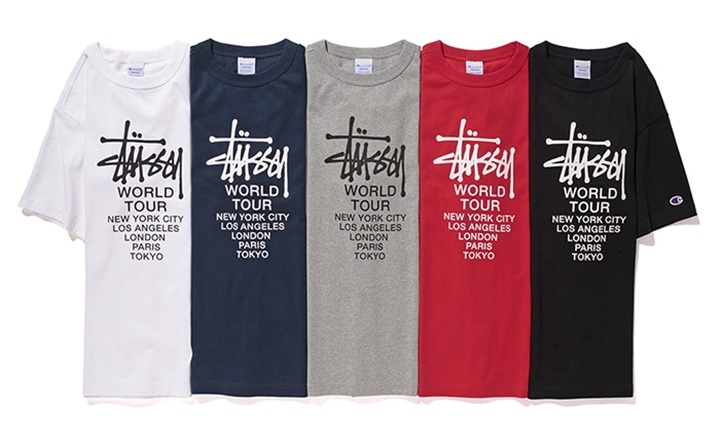 STUSSY × CHAMPION 2016 SPRING COLLECTIONが展開！ (ステューシー チャンピオン 2016年 春モデル)