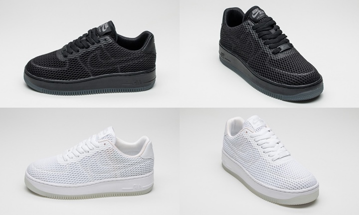 海外3月発売！ナイキ ウィメンズ エア フォース 1 ロー アップステップ BR ブラック/ホワイト (NIKE WMNS AIR FORCE 1 LOW UPSTEP BR Black/White) [833123-001,100]