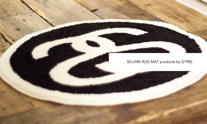 STUSSY × G1950 新作ラグマット「SS-LINK RUG MAT」が本日3/18から受注 