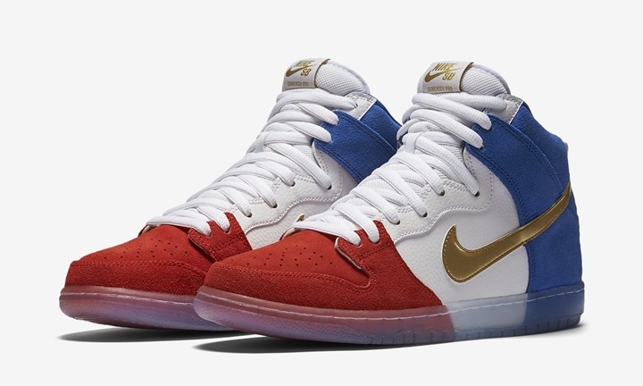 2016年春発売予定！ナイキ ダンク ハイ SB “トリコロール” (NIKE DUNK HIGH SB “Tricolor”) [313171-674]