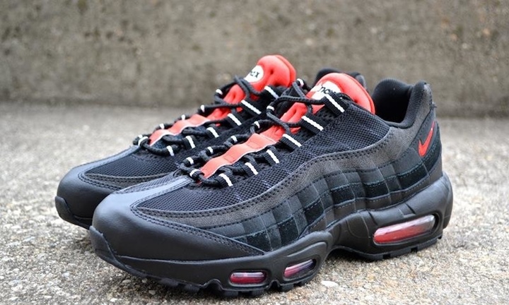 海外展開！ナイキ エア マックス 95 エッセンシャル “ブラック/チャレンジ レッド” (NIKE AIR MAX 95 ESSENTIAL “Black/Challenge Red”)