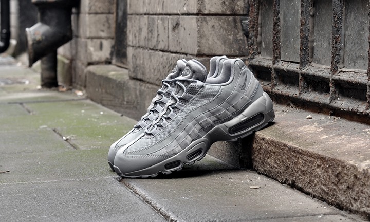 海外展開！ナイキ エア マックス 95 エッセンシャル "トリプルグレー" (NIKE AIR MAX 95 ESSENTIAL "Triple Grey") [749766-012]