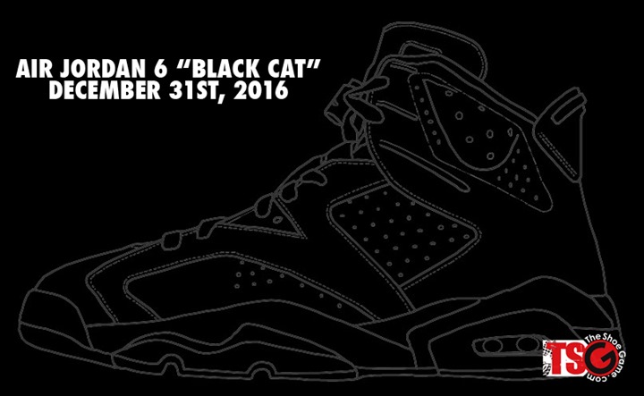 12/31発売予定！ナイキ エア ジョーダン 6 "ブラック キャット" (NIKE AIR JORDAN VI "BLACK CAT")