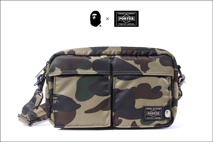 PORTER × A BATHING APE 1ST CAMO SHOULDER BAGが3/26発売！ (エイプ ポーター)