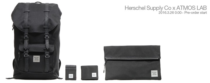 4/2発売！Herschel Supply x ATMOSLABが3モデルラインナップ！ (ハーシェル サプリー アトモスラボ)