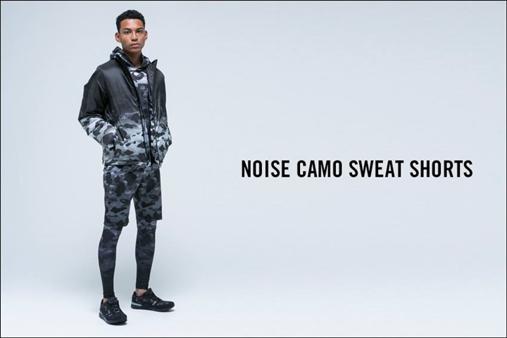 4/2発売！A BATHING APE 2016 S/Sシーズンの新柄「NOISE CAMO」で仕上げたスウェットショーツが登場！(エイプ)