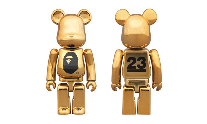 NOWHERE 23周年！A BATHING APE GOLD BE@RBRICKが4/2発売！ (ノーウェア エイプ ベアブリック)