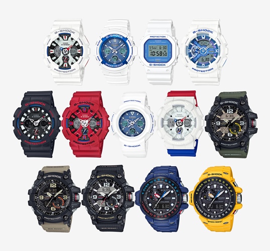 ジーショック (G-SHOCK)、2016年4月度の13種類が発売！今月はMUDMASTERがラインナップ！