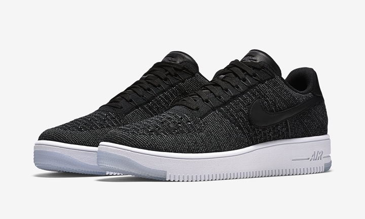 4月中旬発売！ナイキ エア フォース 1 フライニット ロー 2016年 夏モデル "ブラック" (NIKE AIR FORCE 1 FLYKNIT LOW Black 2016 SUMMER) [817419-004]