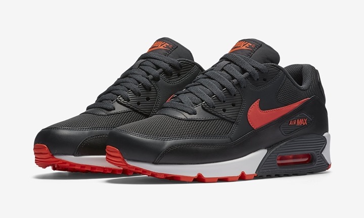 ナイキ エア マックス 90 エッセンシャル ブラック/トータルクリムゾン (NIKE AIR MAX 90 ESSENTIAL Black/Total Crimson) [537384-080]