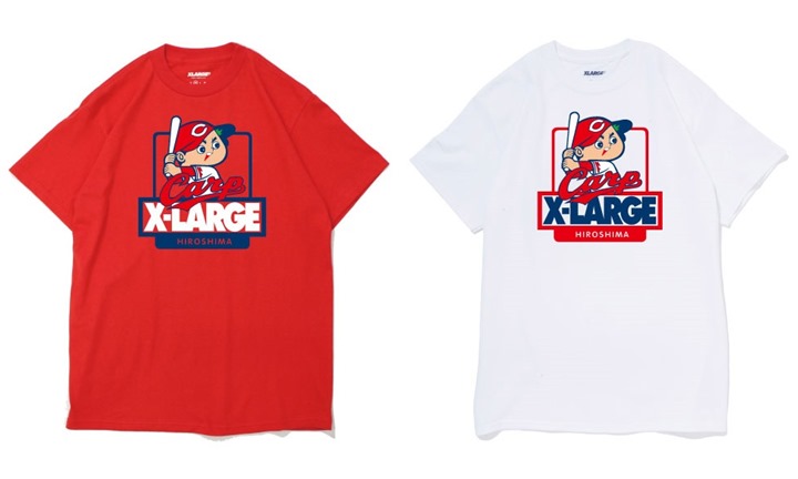 広島東洋カープ × X-largeのコラボTEEがXLARGE/X-girl HIROSHIMAで4/22限定発売！ (エクストララージ)│