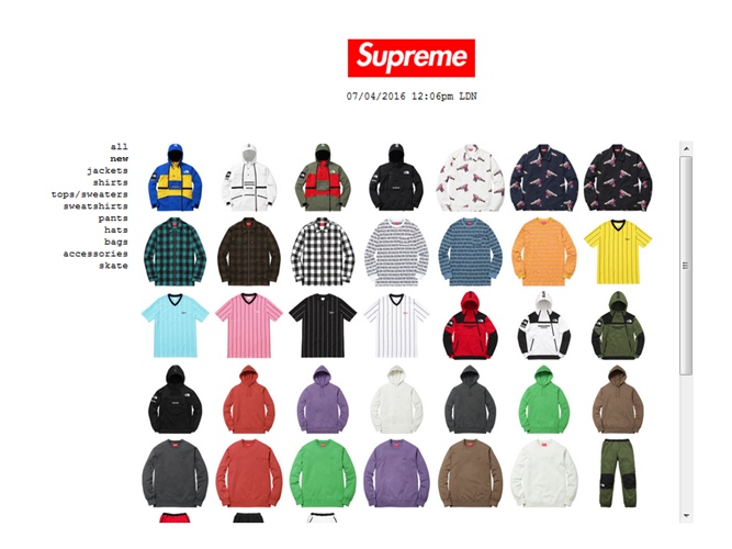 4/9発売！シュプリーム (SUPREME) × ザ ノースフェイス (THE NORTH FACE) 2016 S/S & 2016 S/S レギュラーアイテム一覧！