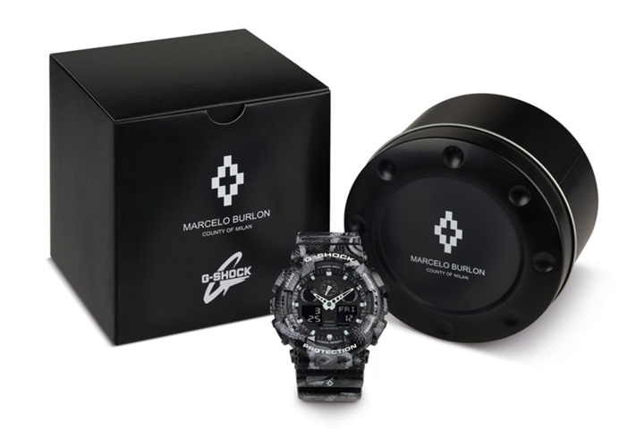 6/1発売！Marcelo Burlon × G-SHOCK GA-100 (マルセロ・バーロン ジーショック Gショック)