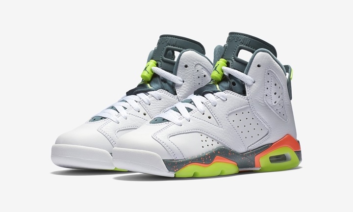 4/30発売予定！ナイキ ウィメンズ エア ジョーダン 6 レトロ ホワイト/ゴーストグリーン (NIKE AIR JORDAN 6 RETRO White/Ghost Green) [384665-114]