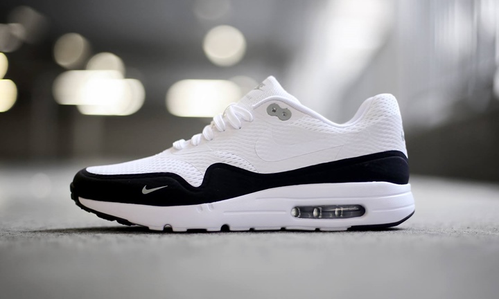 nike air max 1 ultra essential white black