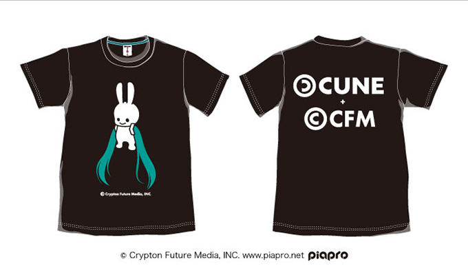 4/29発売！CUNE × 初音ミクのコラボTEEが10型リリース！ (キューン MIKU)