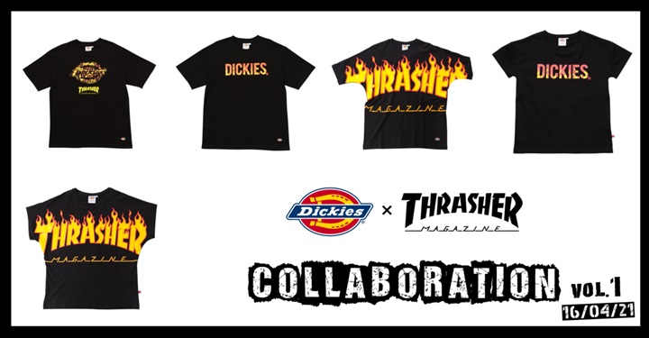 Dickies × THRASHER コラボ第1弾が展開中！ (ディッキーズ スラッシャー)