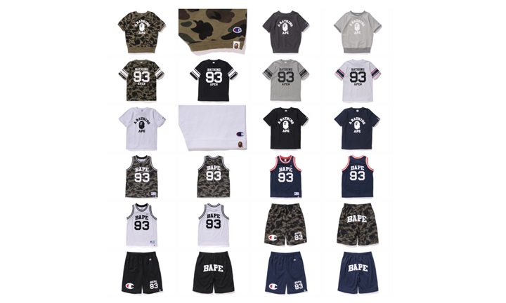 A BATHING APE × Championが4/30からリリース！ (エイプ チャンピオン)